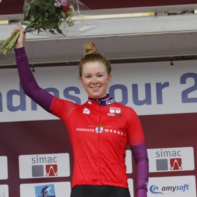 Lonneke Uneken etappe winst Simac Ladies Tour